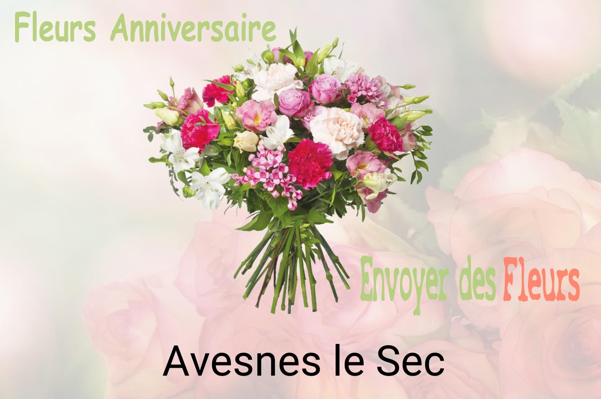 Bouquet de fleurs d’anniversaire livré à Avesnes-le-Sec