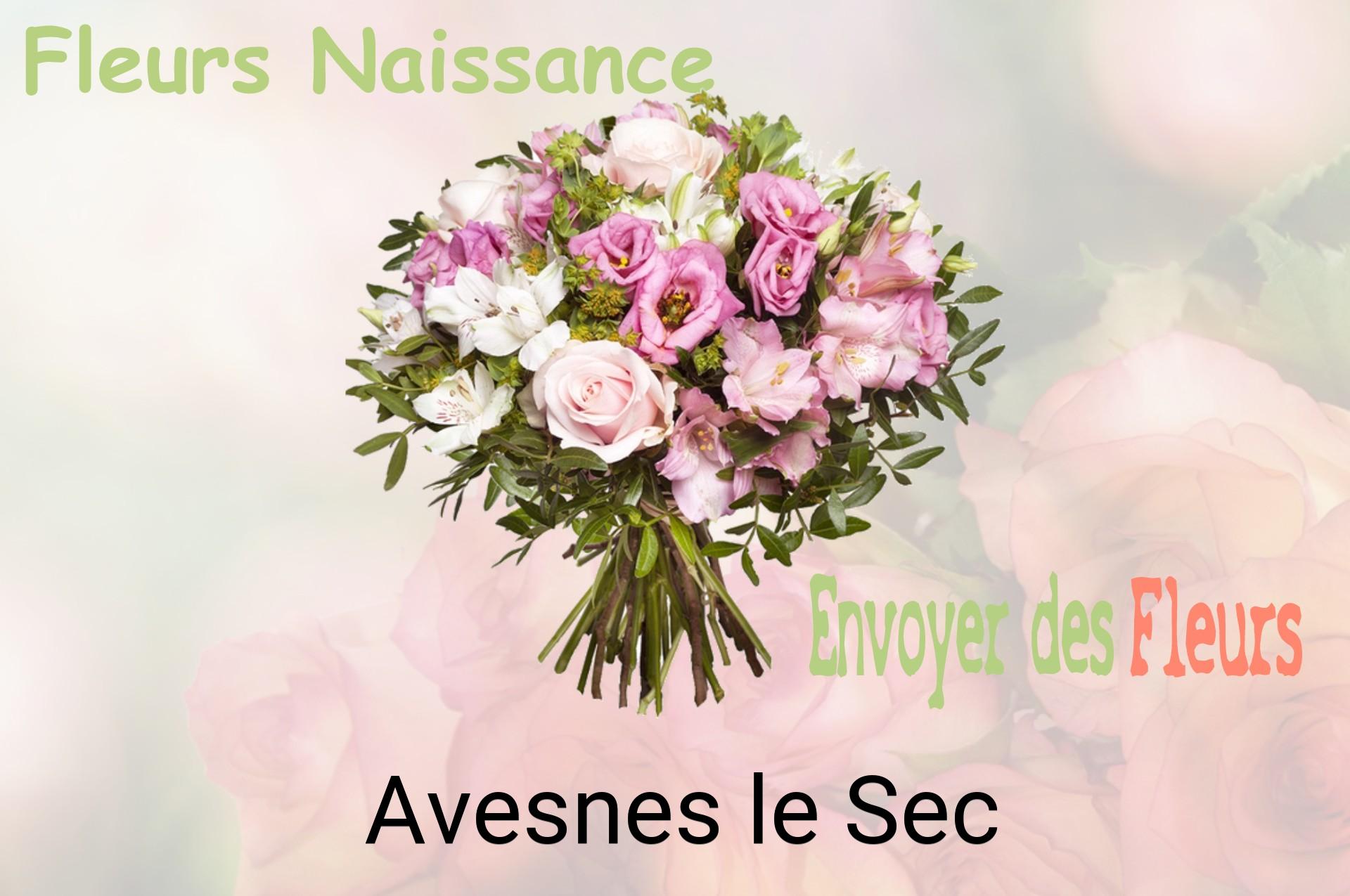 Bouquet de fleurs de naissance livré à Avesnes-le-Sec