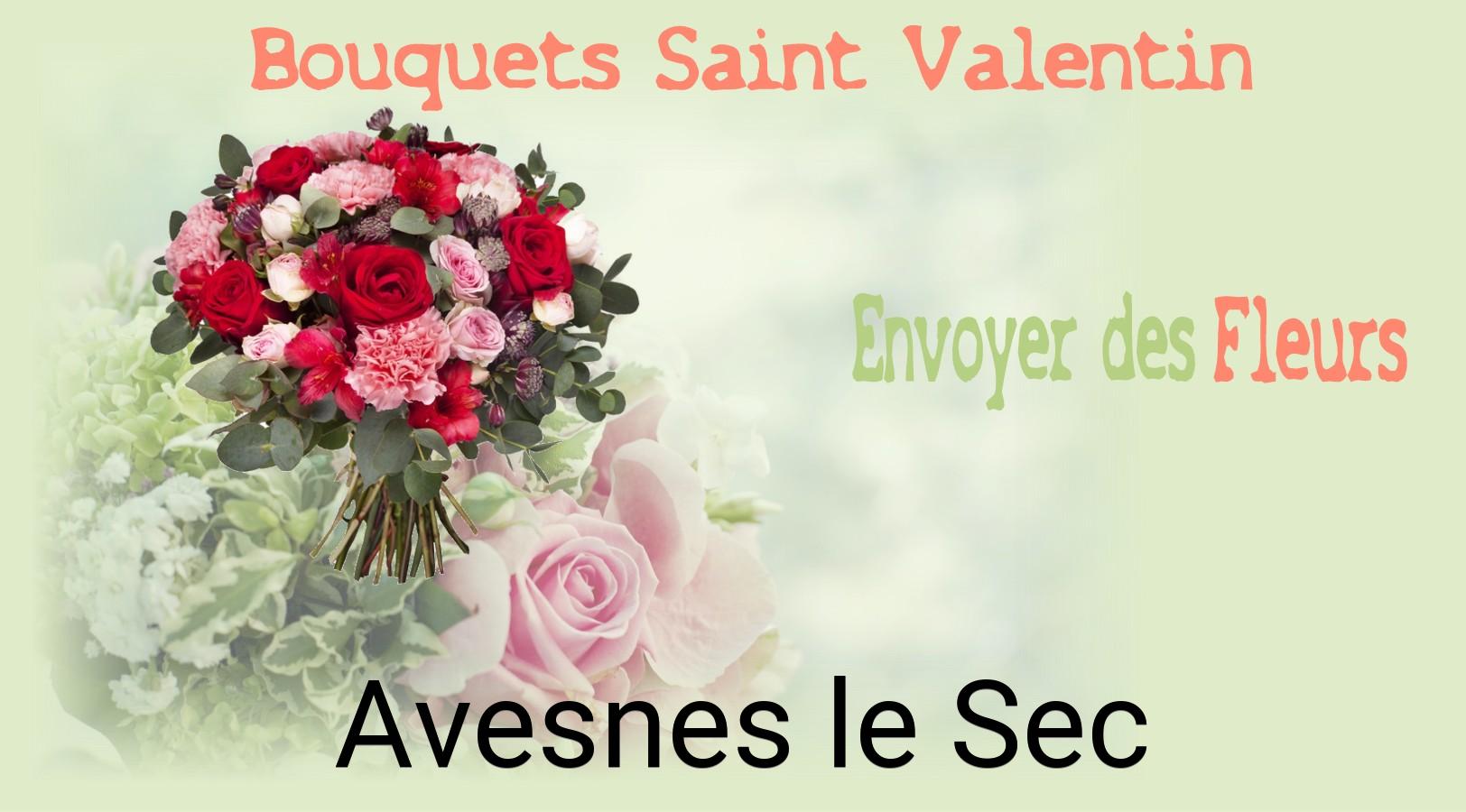 Roses de Saint-Valentin livrées à Avesnes-le-Sec